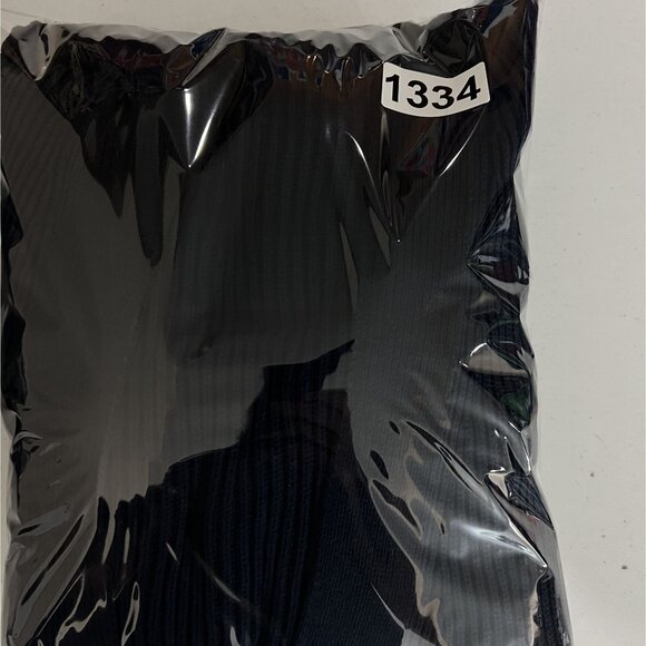 Quince Womens L Navy Organic Cotton Oversized Cardigan Ribbed Knit Open Front - Picture 16 of 16